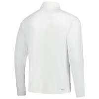 Pull à fermeture éclair quart de tour Puma John Deere Classic You-V blanc pour homme
