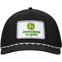 Chapeau réglable noir John Deere Classic Alto Rope AeroSphere pour hommes