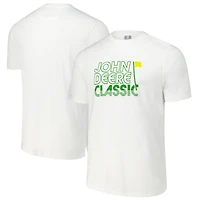 T-shirt blanc classique Chapman Ahead pour homme de John Deere