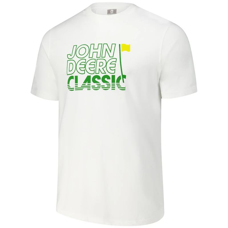 T-shirt blanc classique Chapman Ahead pour homme de John Deere