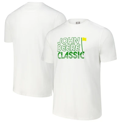 T-shirt blanc classique Chapman Ahead pour homme de John Deere