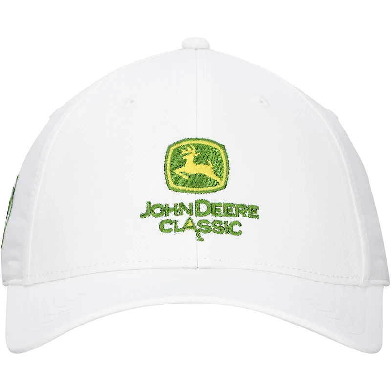 Casquette ajustable AeroSphere Tech Ahead blanche pour homme John Deere Classic Stratus