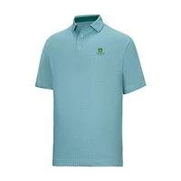 Men's FootJoy  Green John Deere Classic Scallop Geo Pique Polo