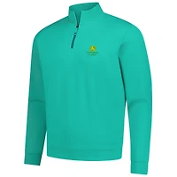 Men's FootJoy Green John Deere Classic Tonal Dot One-Quarter Zip Pullover