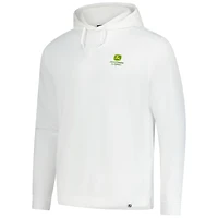 Men's FootJoy White John Deere Classic Lightweight Pullover Hoodie
