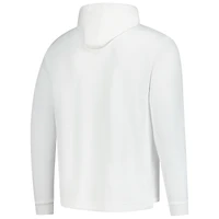 Men's FootJoy White John Deere Classic Lightweight Pullover Hoodie