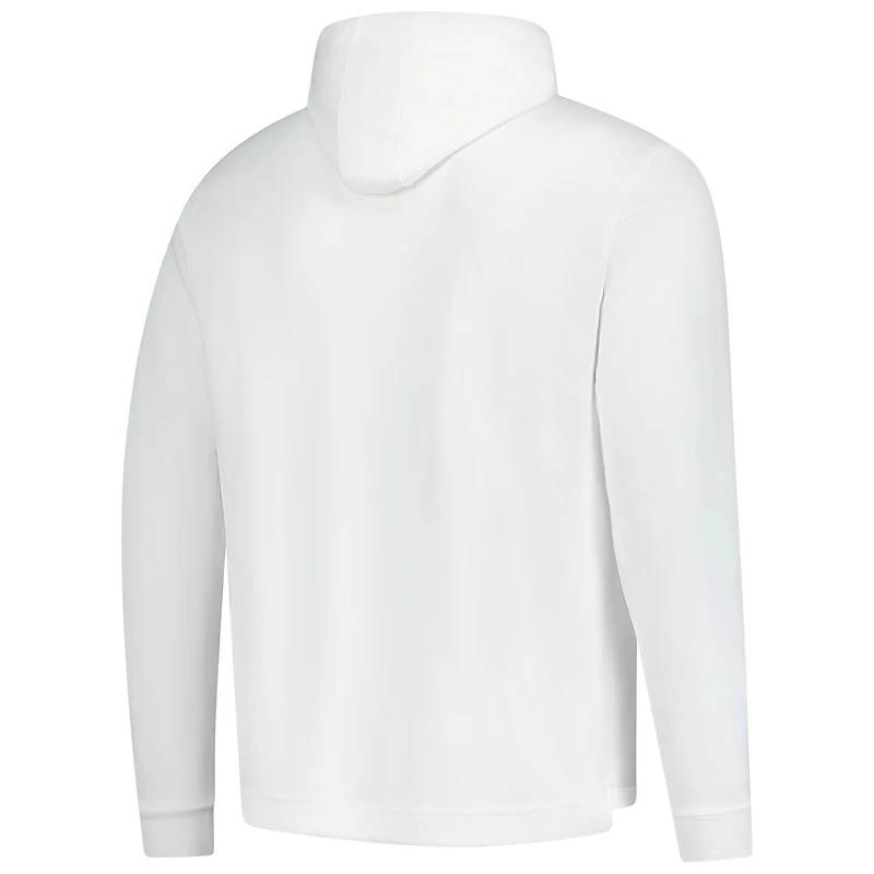 Men's FootJoy White John Deere Classic Lightweight Pullover Hoodie