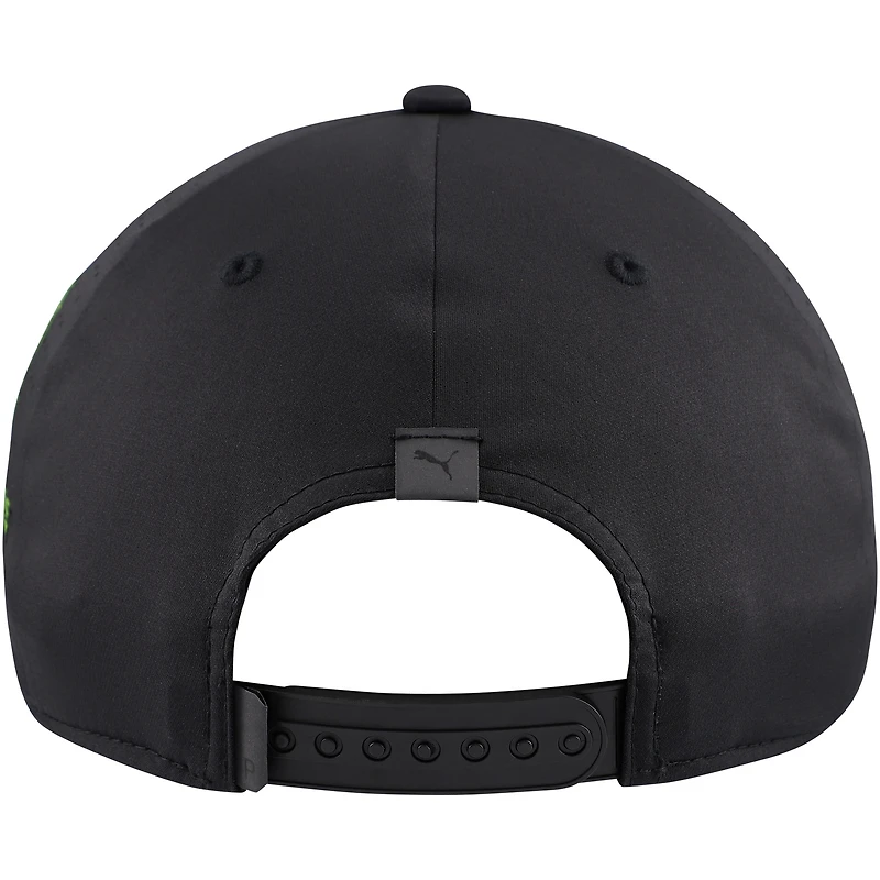 Men's Puma Black John Deere Classic Tech Flexfit Adjustable Hat