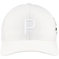 Casquette réglable Puma John Deere Classic Tech Flexfit blanche pour hommes