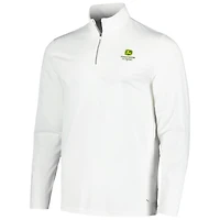 Haut à quart de zip Puma John Deere Classic YouV blanc pour hommes