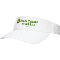 Unisex Ahead White John Deere Classic Cirrus Adjustable Visor