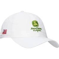Unisex Ahead White John Deere Classic Shawmut Adjustable Hat