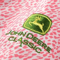 Polo sans manches imprimé John Deere Classic ProDry rose FootJoy pour femme