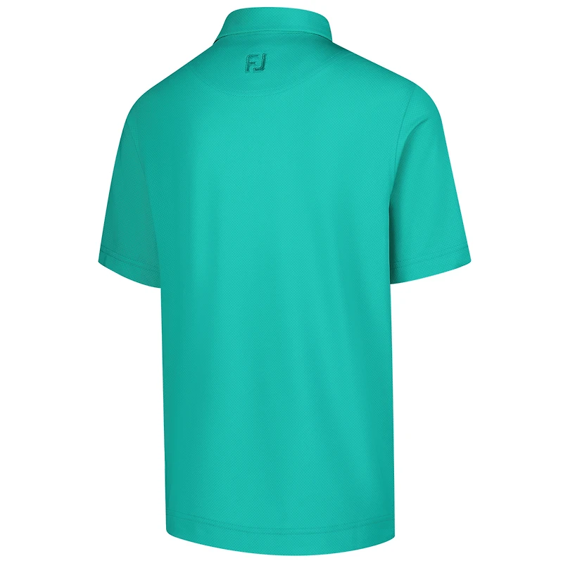 Youth John Deere Classic FootJoy Green Tonal Dot Lisle ProDry Polo