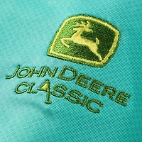 Youth John Deere Classic FootJoy Green Tonal Dot Lisle ProDry Polo