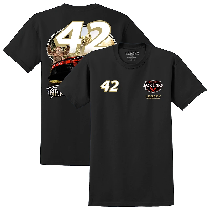 Men's LEGACY Motor Club Team Collection Neon Green John Hunter Nemechek Dollar Tree Car T-Shirt