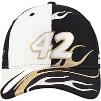 Men's LEGACY Motor Club Team Collection Black John Hunter Nemechek Flame Adjustable Hat