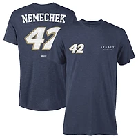 T-shirt tri-mélange LEGACY Motor Club Team Collection Heather Navy John Hunter Nemechek Rush Hour pour hommes