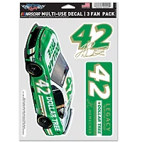 WinCraft John Hunter Nemechek Ensemble de trois autocollants pour ventilateur