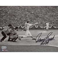 Photographie de frappe en noir et blanc autographiée de Johnny Bench des Reds de Cincinnati 8'' x 10'' avec l'inscription « HOF 89 »