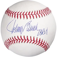 Baseball autographié par Johnny Bench des Cincinnati Reds avec l'inscription « 68 ROY »