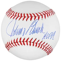 Baseball autographié par Johnny Bench des Reds de Cincinnati avec l'inscription « HOF 89 »