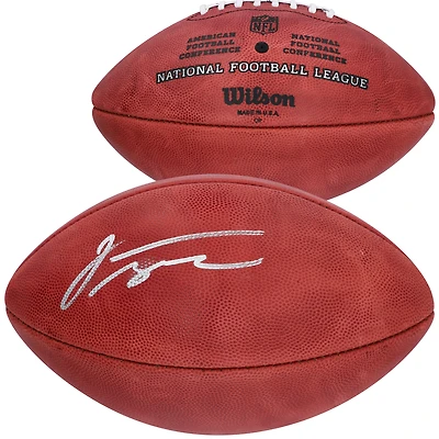 Ballon de football autographié par Jonathan Taylor Indianapolis Colts pour le match Duke
