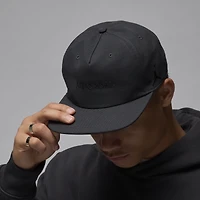 Casquette Snapback à cinq panneaux Jordan Brand noire Air pour hommes