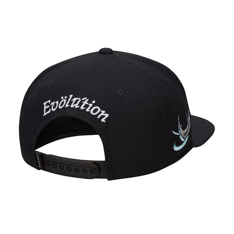 Casquette Snapback Jordan Brand Member Pro noire pour homme