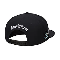Casquette Snapback Jordan Brand Member Pro noire pour homme