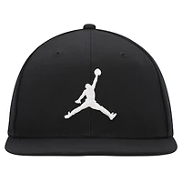 Casquette Snapback Jordan Brand Pro Jumpman noire pour homme