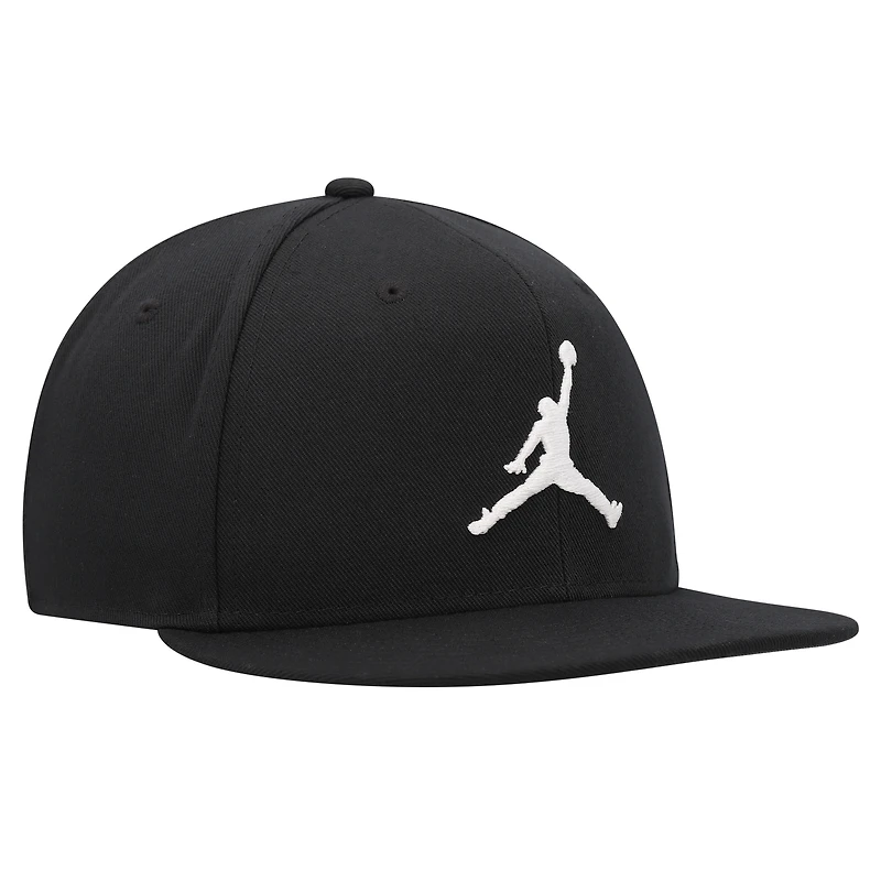 Casquette Snapback Jordan Brand Pro Jumpman noire pour homme