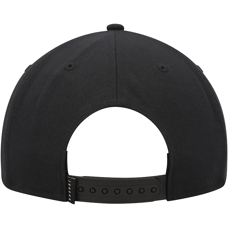 Casquette Snapback Jordan Brand Pro Jumpman noire pour homme