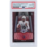 Jordan Love Utah State Aggies Autographed 2020 Panini Obsidian DP Electric Etch Red #28 #1/5 PSA Authenticated 10 Rookie Card