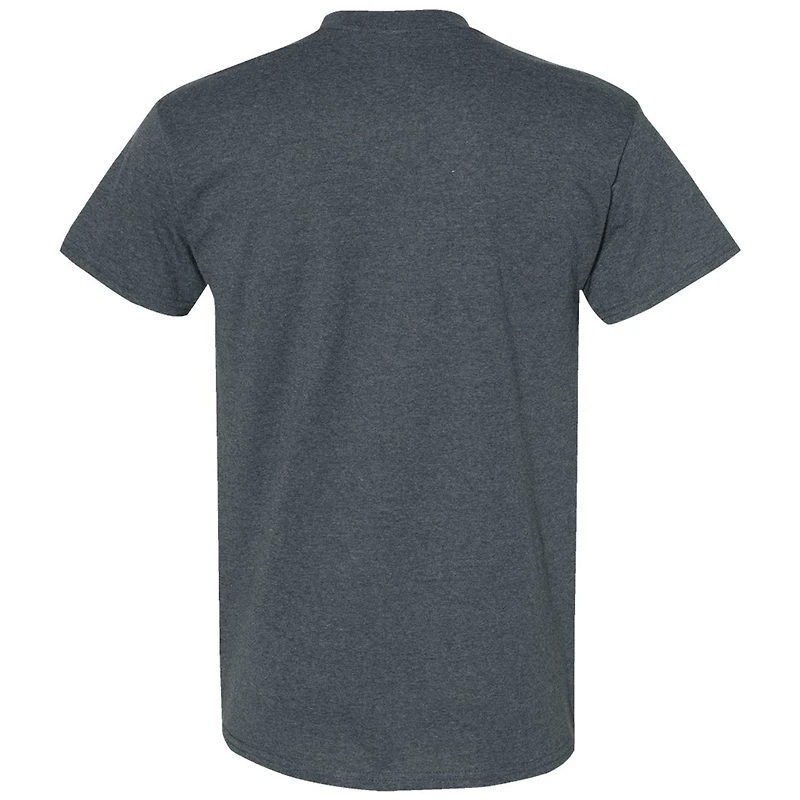 T-shirt à damier pour homme avec nom et numéro Josh Berry Heather Charcoal Sports