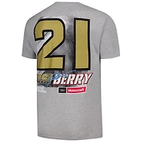 Men's Classic Ink Heather Gray Josh Berry 2-Spot T-Shirt