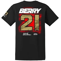 T-shirt noir Josh Berry Lifestyle pour homme de la marque E2 Apparel