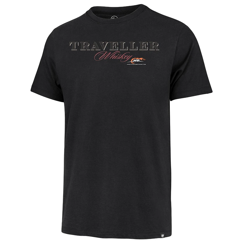 T-shirt noir JR Motorsports Traveller Whiskey pour homme '47