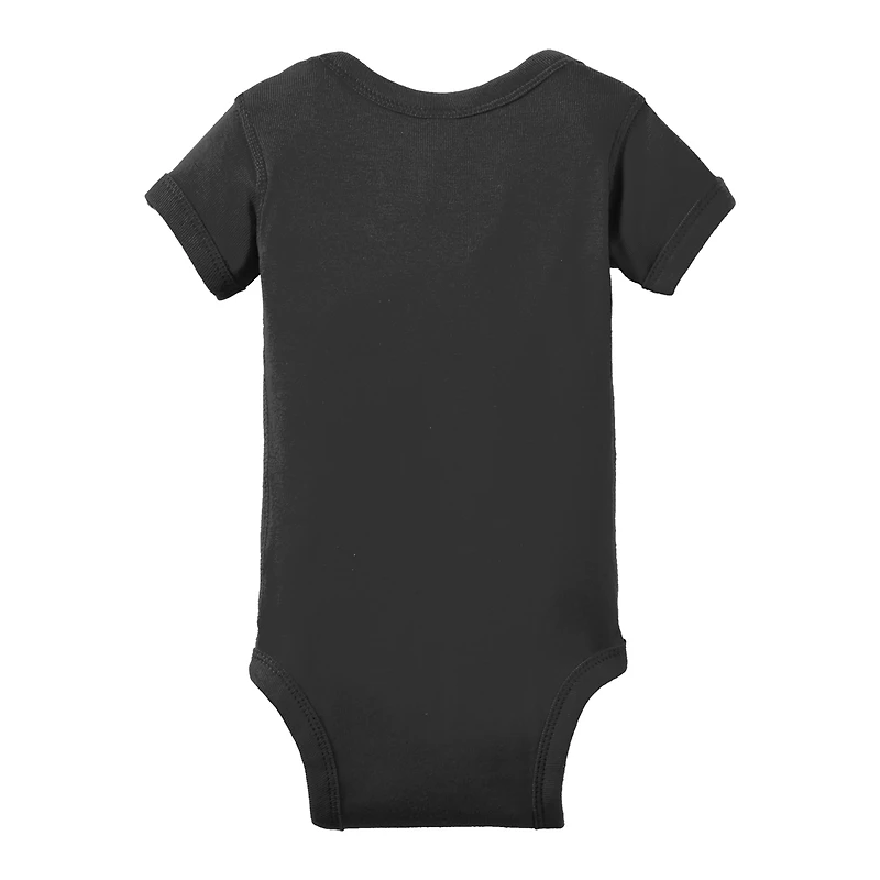 Body noir avec logo fluo pour nouveau-né et bébé, vêtements officiels de l'équipe JR Motorsports