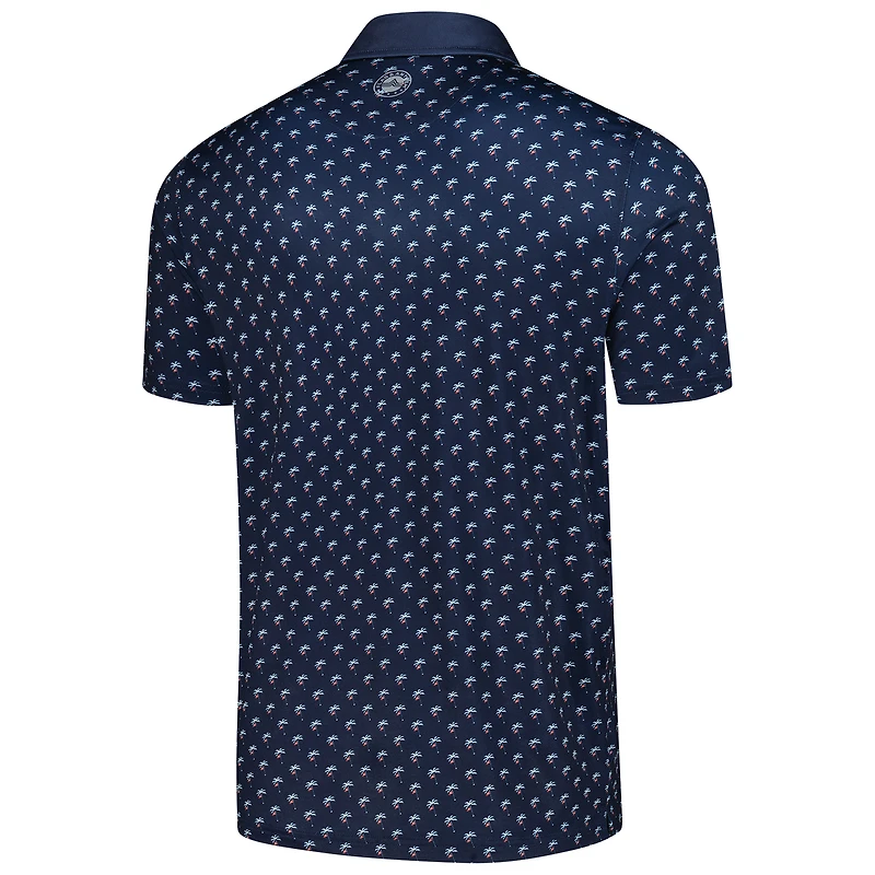 V170030 POLO DE GOLF POUR HOMMES AVEC LOGO IMPRIMÉ PERSONNALISÉ Jupiter Links Flag & Anthem POLMEN JL-COREKT2172 #1