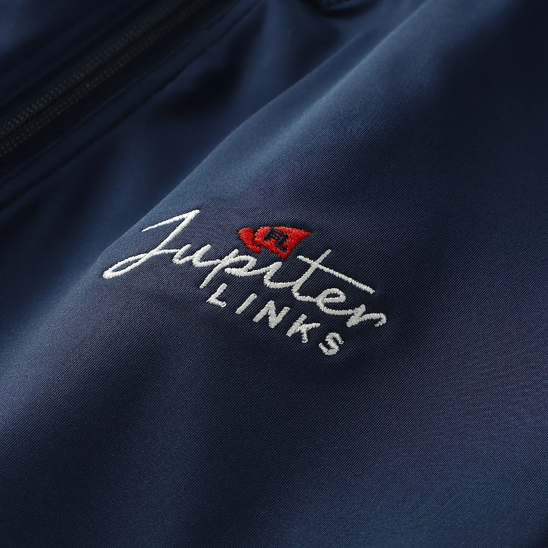 Men's Flag & Anthem Navy Jupiter Links Golf Club Journey Quarter-Zip Jacket