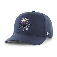 Casquette de golf Jupiter Links bleu marine pour homme, modèle 47, avec attelage réglable