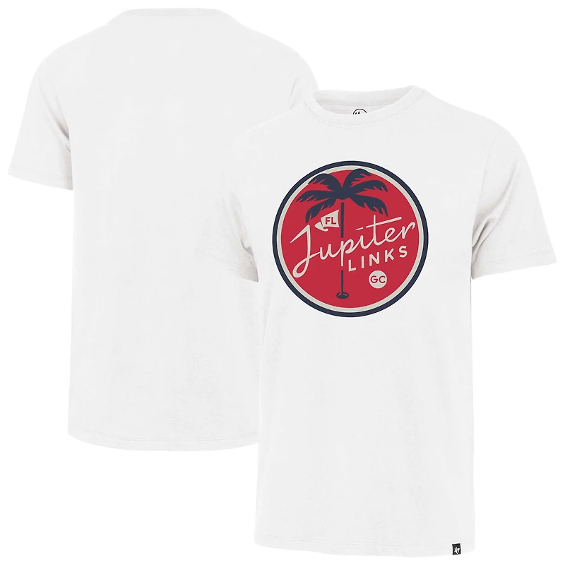 Men's '47 White TGL Jupiter Links Golf Club Franklin T-Shirt