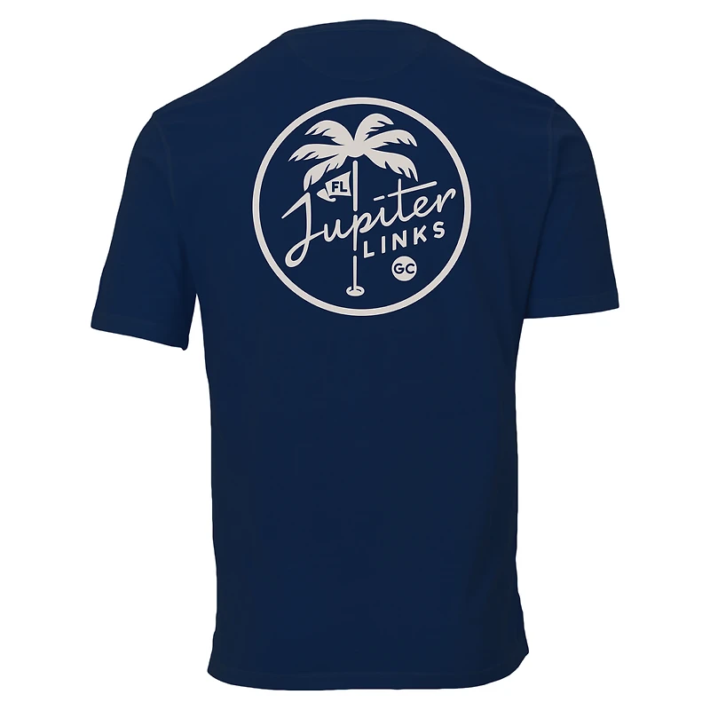 Men's Ahead Navy Jupiter Links Golf Club Chapman T-Shirt