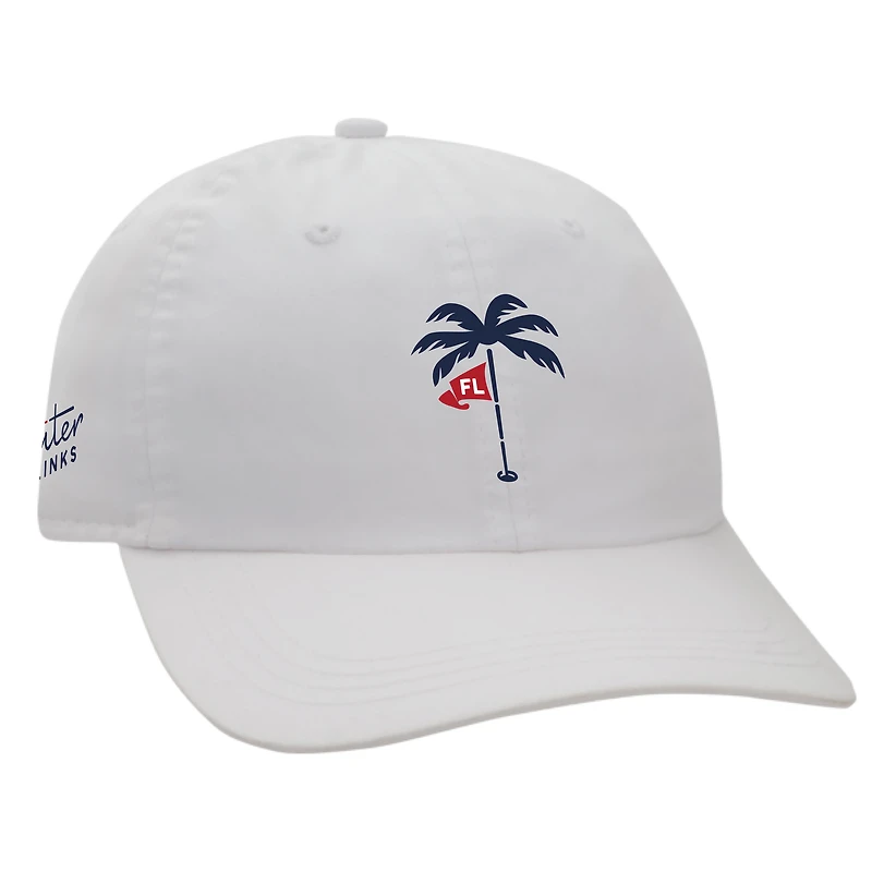 Men's Ahead White Jupiter Links Golf Club Shawmut Adjustable Hat
