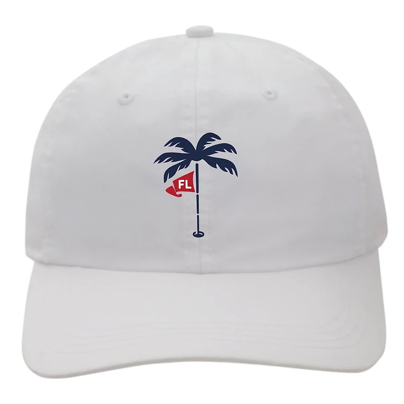 Men's Ahead White Jupiter Links Golf Club Shawmut Adjustable Hat