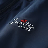 Men's  Navy Jupiter Links Golf Club Journey Quarter-Zip Jacket