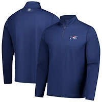 Veste de golf Journey à quart zip bleu marine Jupiter Links Club pour homme