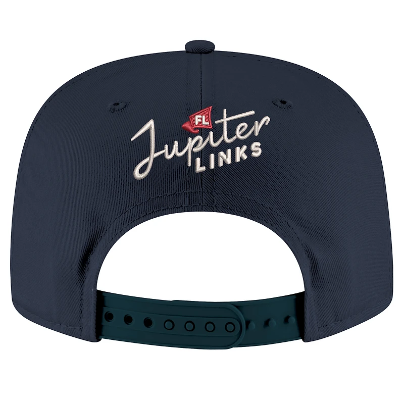 Men's New Era Navy Jupiter Links Golf Club Adjustable Golfer Hat