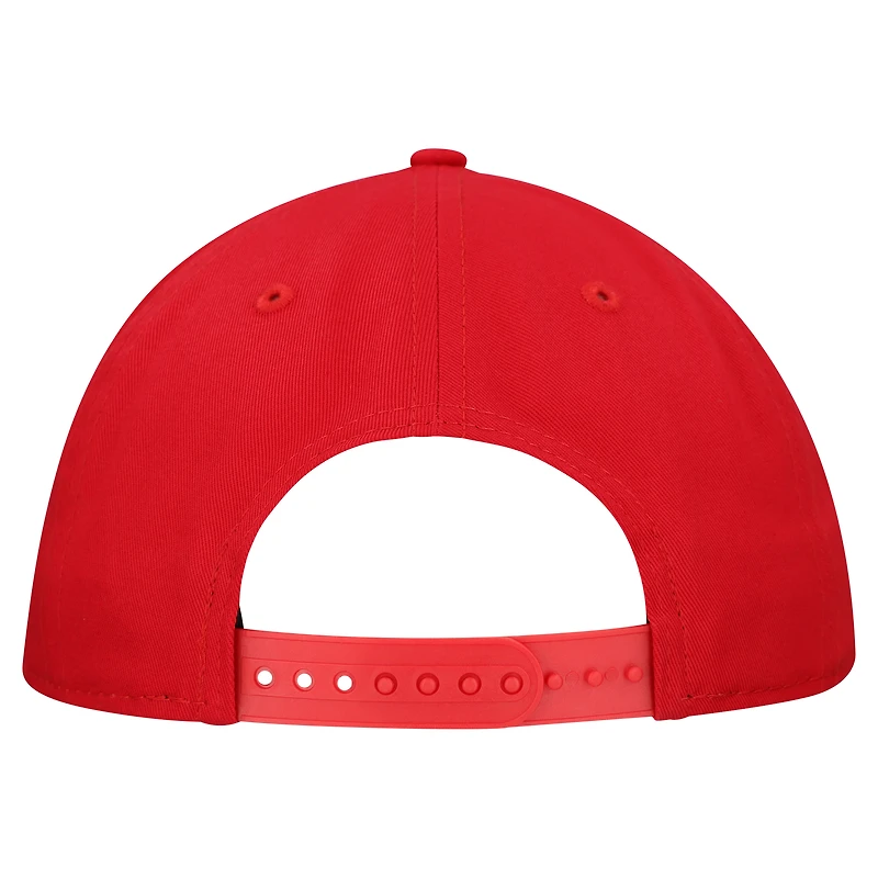 Men's New Era  Red Jupiter Links Golf Club 9FORTY A-Frame Adjustable Rope Hat